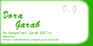 dora garab business card